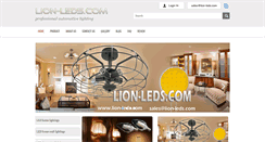 Desktop Screenshot of lion-leds.com