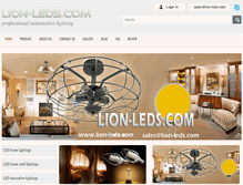 Tablet Screenshot of lion-leds.com